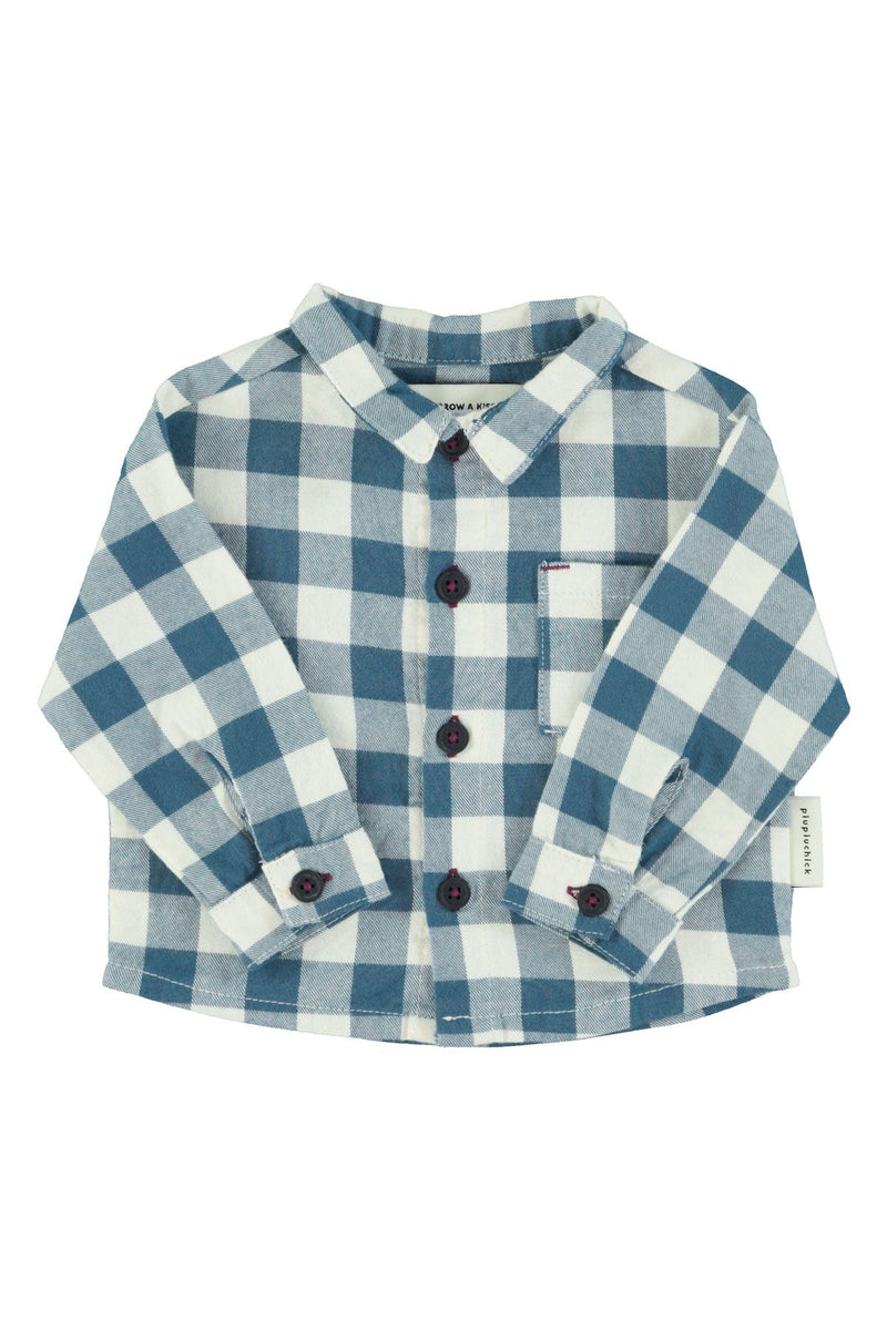 PiuPiuchick Shirt Blue & White Checkered