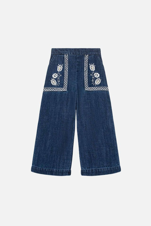 Louise Misha Pants Flofi Stone Blue