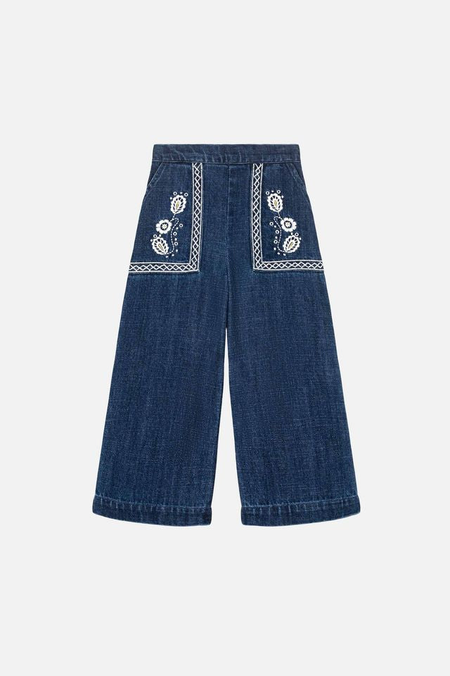 Louise Misha Pants Flofi Stone Blue
