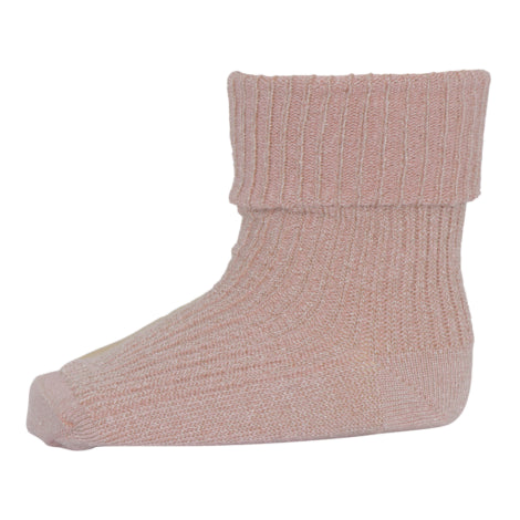 Mp Denmark Ida Glitter Baby Socks Rose Dust