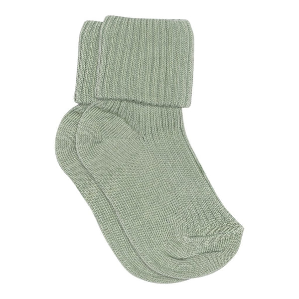 Mp Denmark Cotton Rib Baby Socks groen