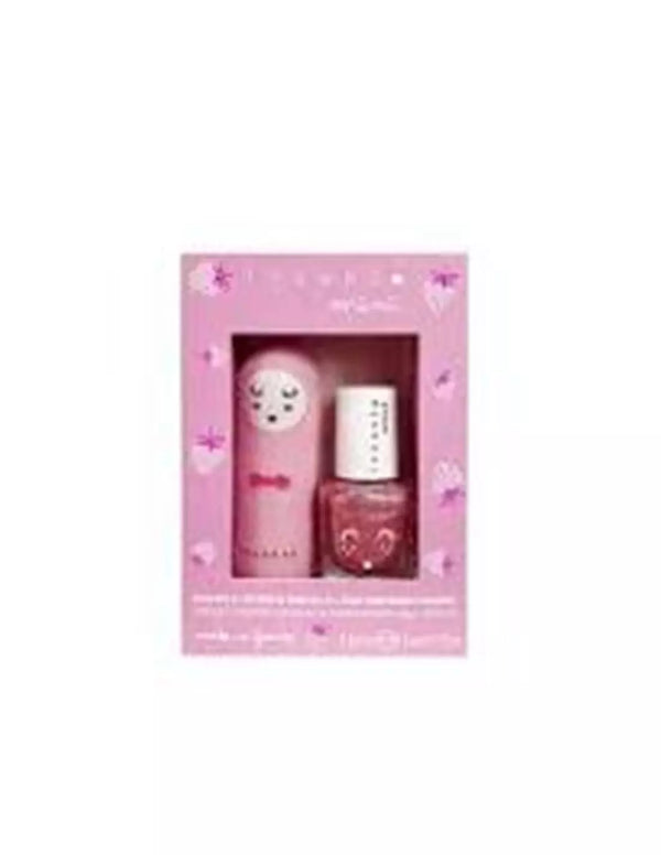 Inuwet Duo Make-up Set Lippenbalsem en Nagellak Aardbei