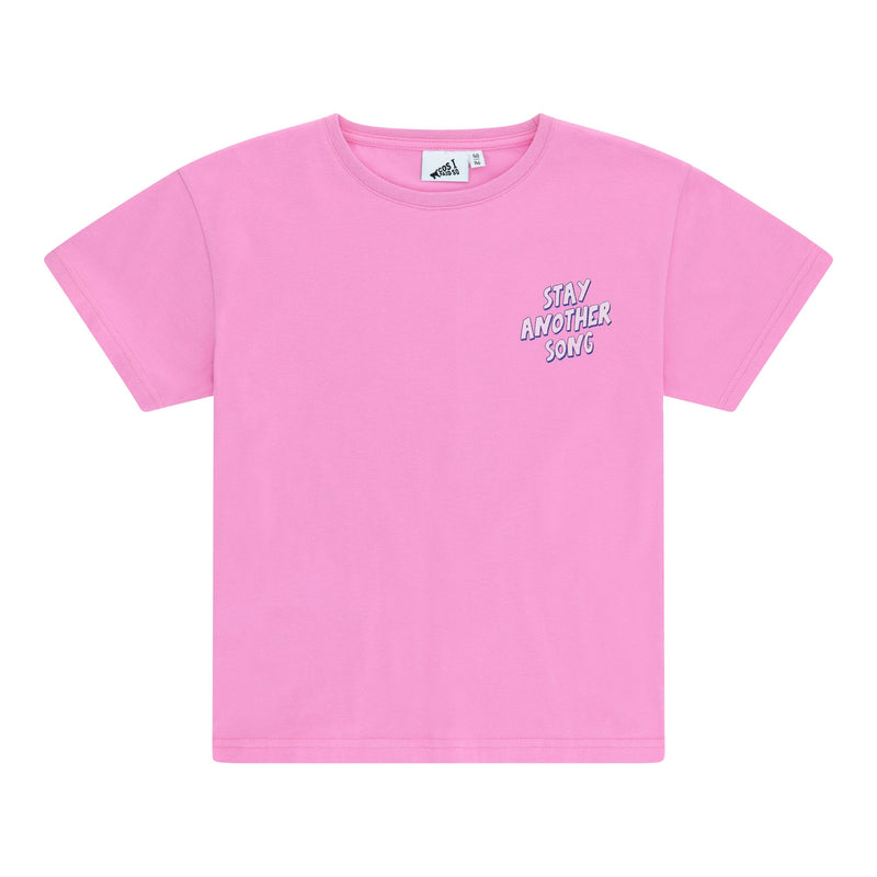 Cos I Said So T-shirt Stay Another Song Fuchsia