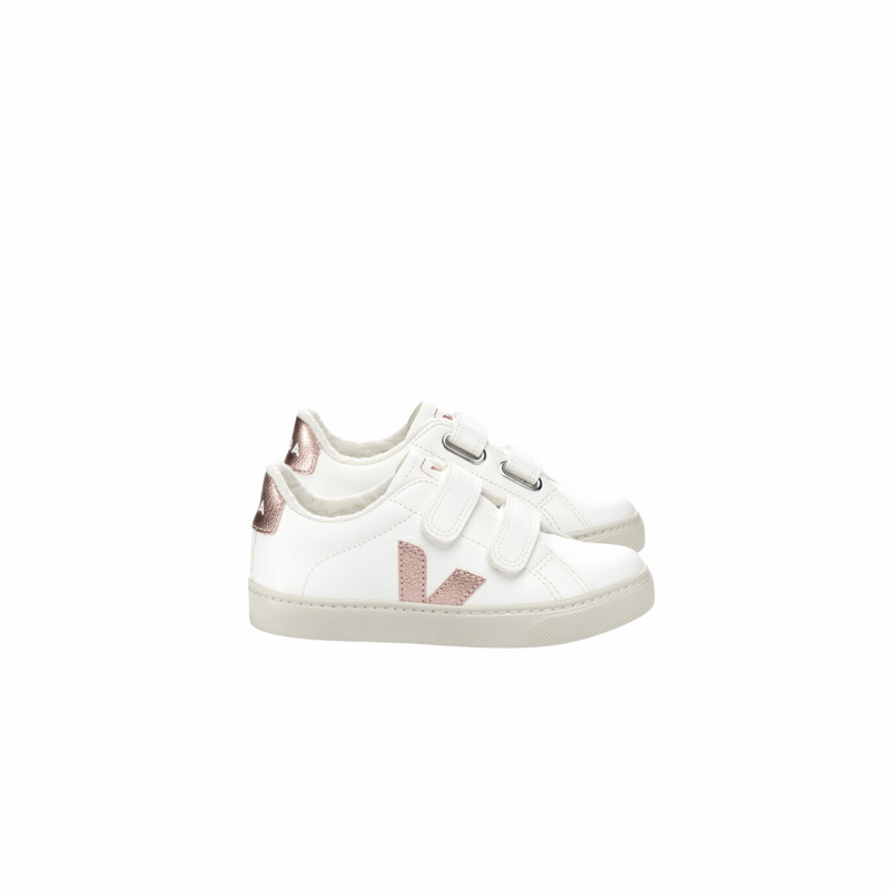 Veja Sneaker Small Esplar Winter White Gevoerd Nacre (maat 26-32)