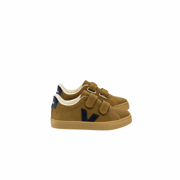 Veja Sneaker Small Esplar Winter Gevoerd Suede Camel (maat 26-32)