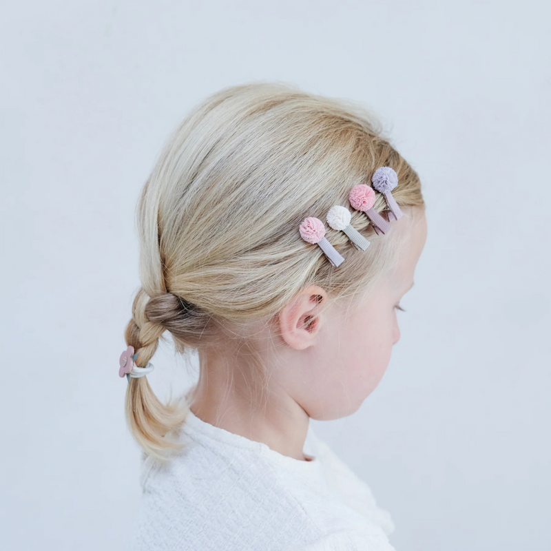 Mimi & Lula Haarclips Mini  tulle pom pom clips