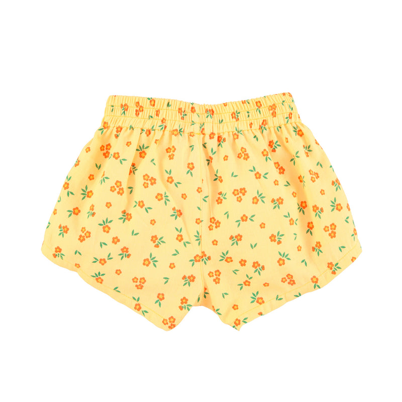 PiuPiuchick Shorts Yellow Flowers