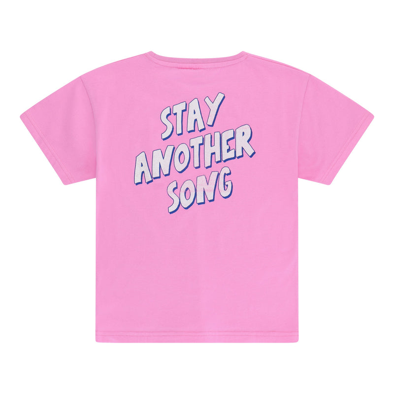 Cos I Said So T-shirt Stay Another Song Fuchsia