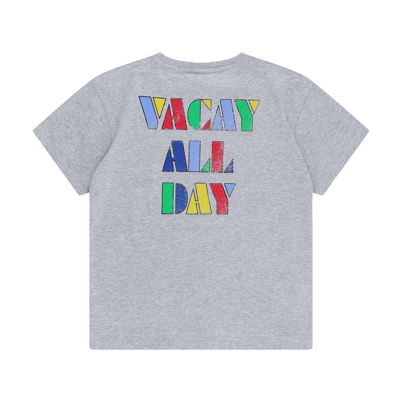 Cos I Said So T-shirt Vacay All Day Grey Melange