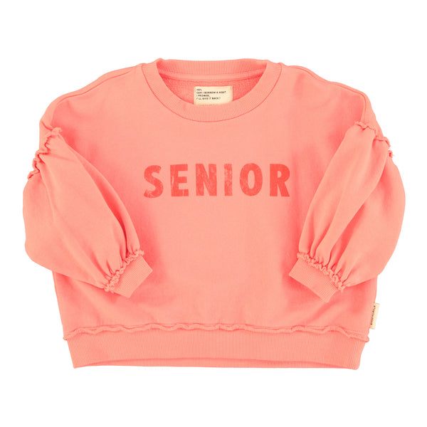 PiuPiuchick Sweatshirt Pink w/"Senior" Print