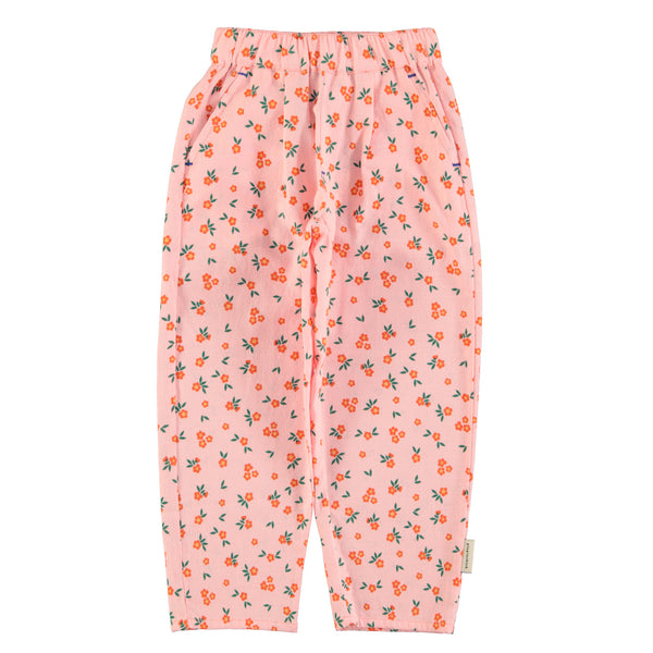 PiuPiuchick Trousers Pink Flowers