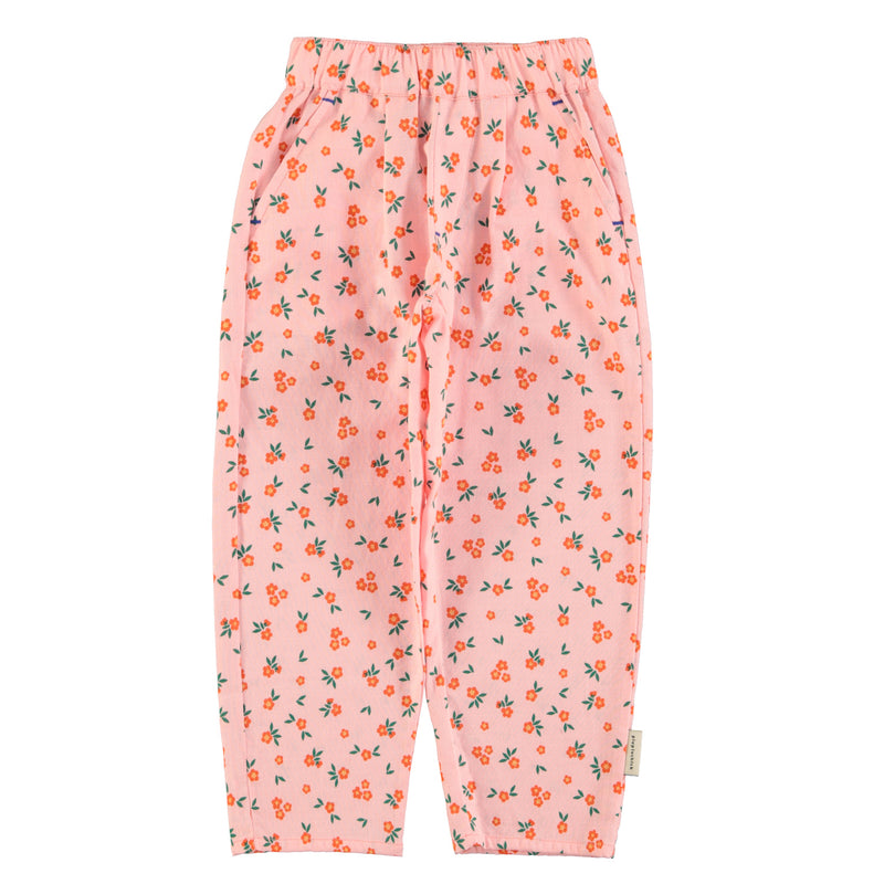 PiuPiuchick Trousers Pink Flowers