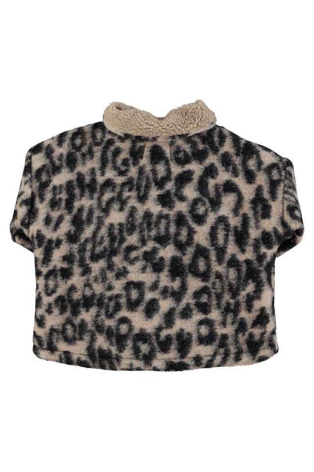PiuPiuchick Jacket Ecru w/ Animal Print
