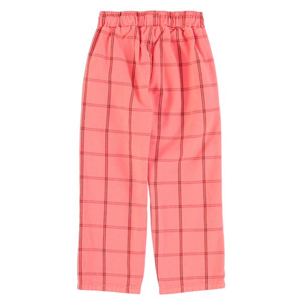 PiuPiuchick Unisex Trousers Pink Checkered