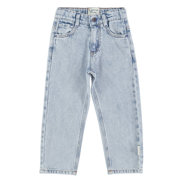 PiuPiuchick Unisex Trousers Washed Blue Denim