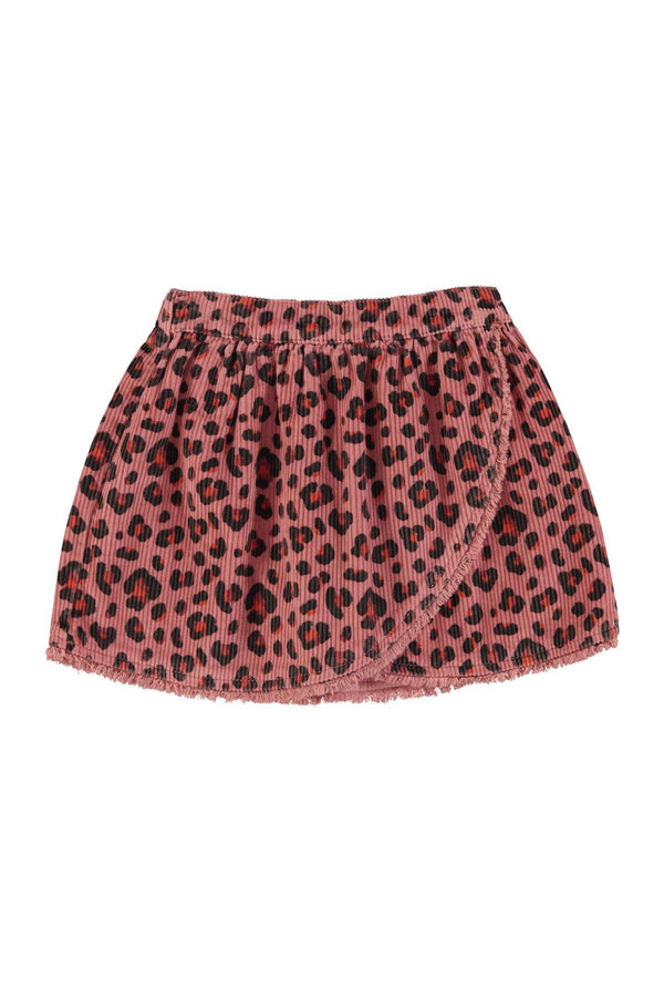 PiuPiuchick Short Skirt Pink w/ Animal Print