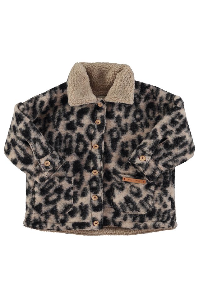 PiuPiuchick Jacket Ecru w/ Animal Print