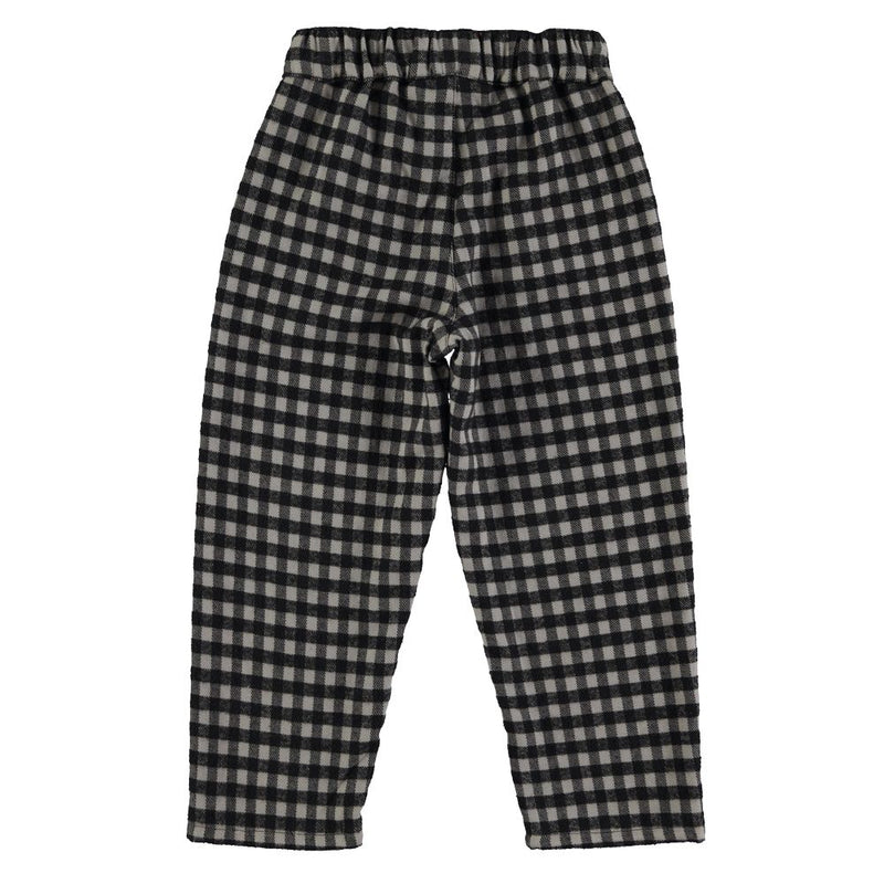 PiuPiuchick Trousers Black & Grey Vichy