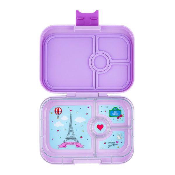 Yumbox Panino 4-vakken Lulu Purple /Paris Je T'aime Tray