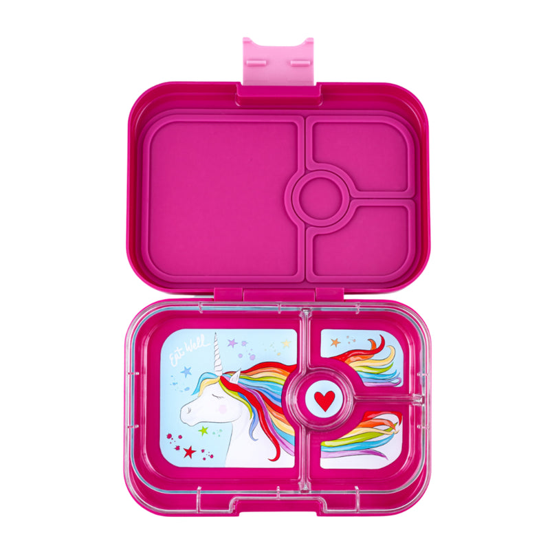 Yumbox Panino 4-vakken Malibo purple / unicorn tray