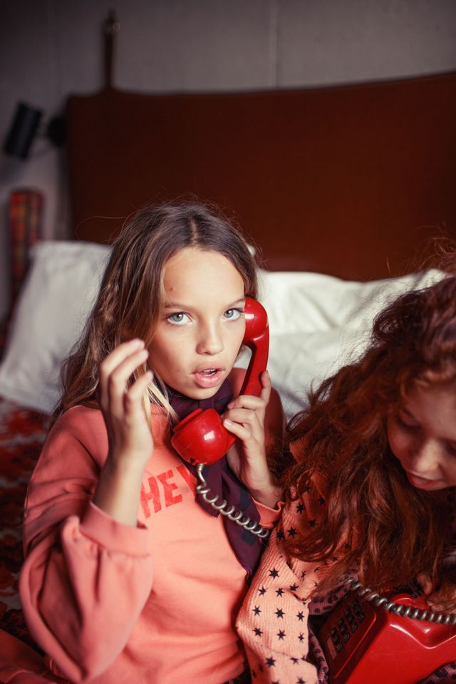 PiuPiuchick Sweatshirt Pink w/ "Hey jude" Print