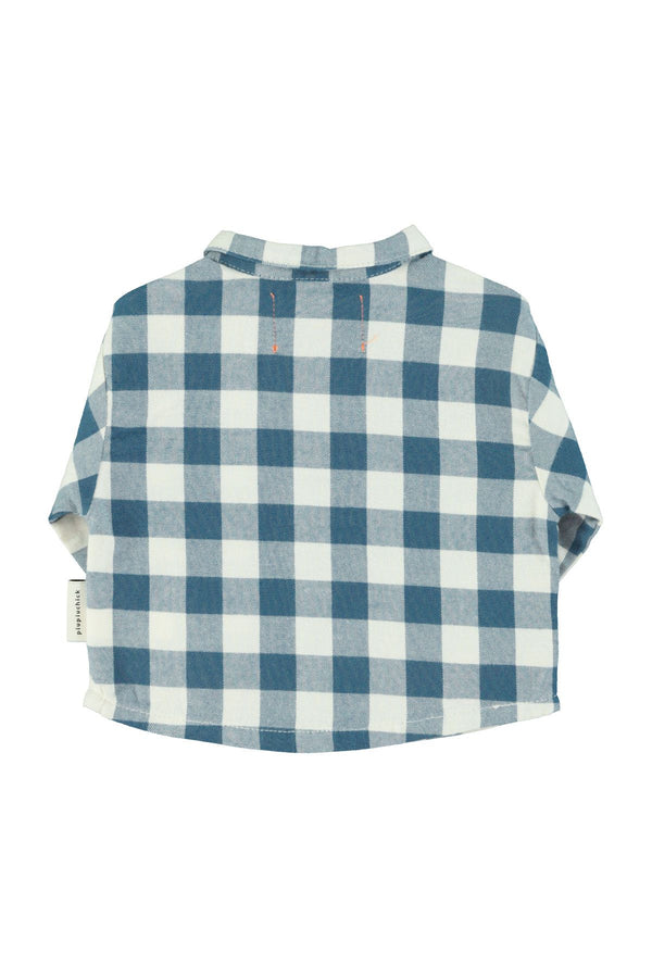 PiuPiuchick Shirt Blue & White Checkered