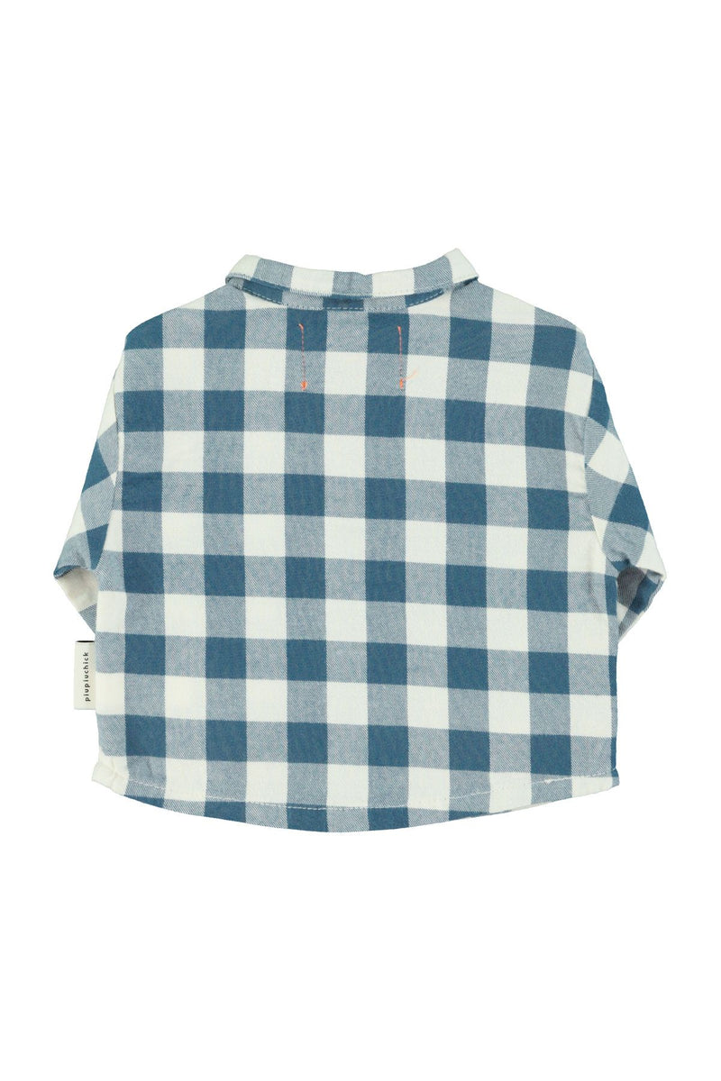 PiuPiuchick Shirt Blue & White Checkered