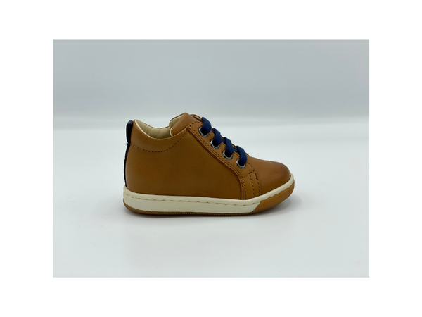 FALCOTTO - EERSTE STAPPER - COGNAC - NAVY