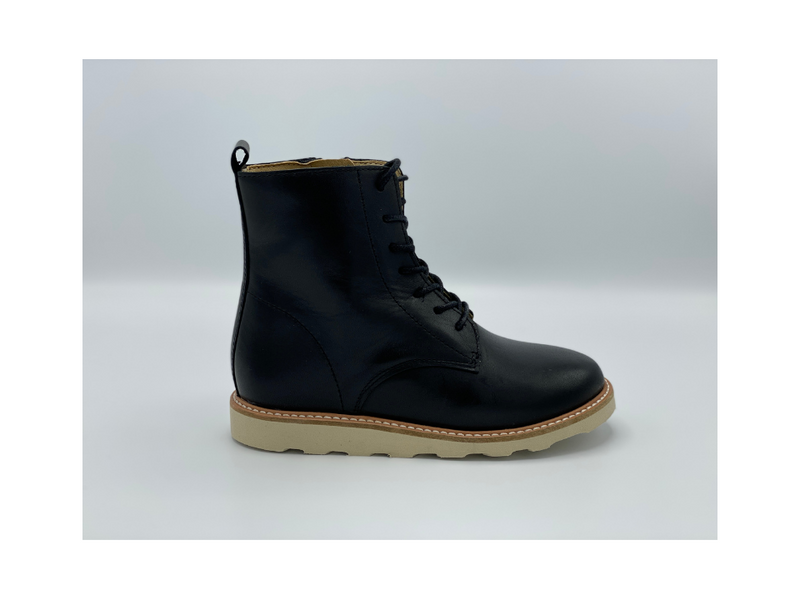 YOUNG SOLES - VETER BOTTINES - RODNEY-  MET RISSLUITING - ZWART