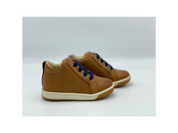 FALCOTTO - EERSTE STAPPER - COGNAC - NAVY