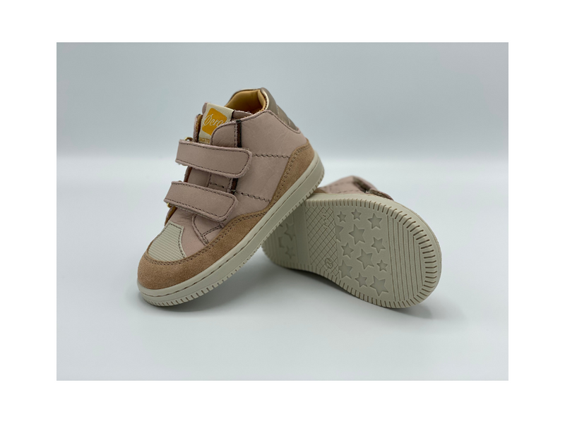 OCRA - EERSTE SNEAKER  VELCRO - ROZE