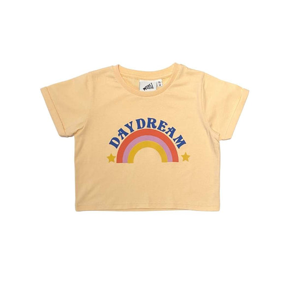 Cos I Said So Daydream Crop Tee Apricot