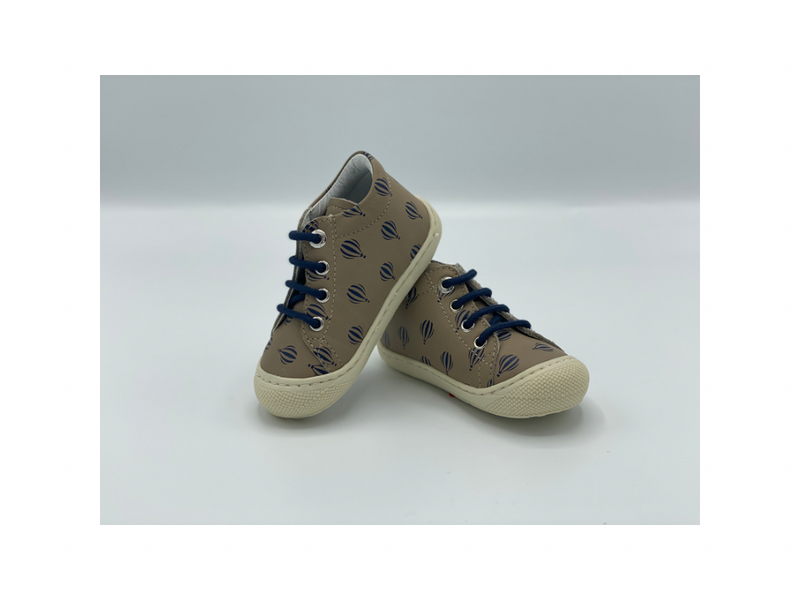 NATURINO - EERSTE STAPPPER - VETERSCHOEN - TAUPE - BLAUW