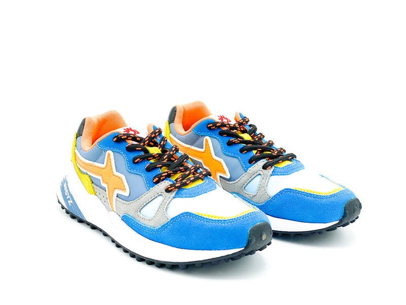 W6yz Blauwe Runner multi - color  (maat 34-40)