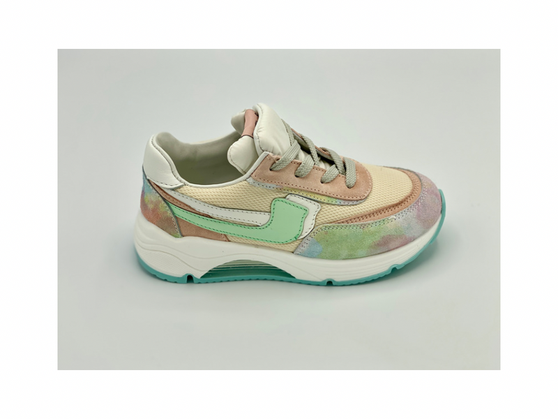 RONDINELLA - SNEAKER - MULTI COLOR - ROZE/MUNT GROEN