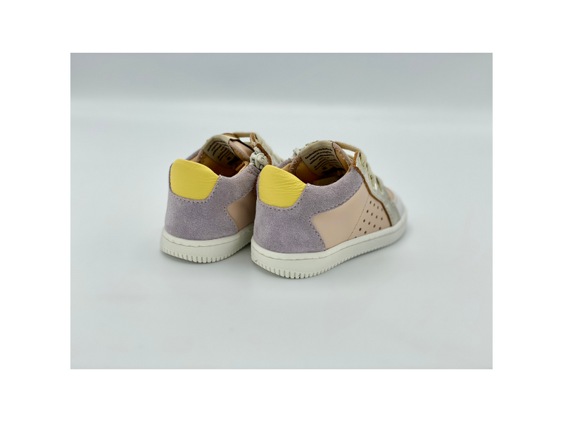 OCRA - EERSTE SNEAKER - VETER/RITS - MULTI COLOR PASTEL
