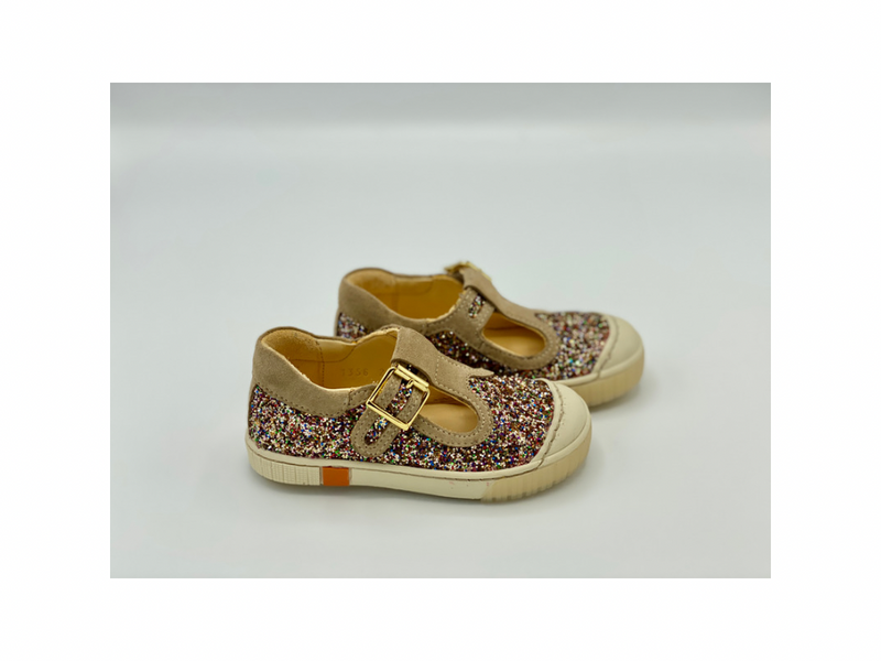 ANGULUS - MARY JANE - GESPSLUITING - GLITTER - SUEDE