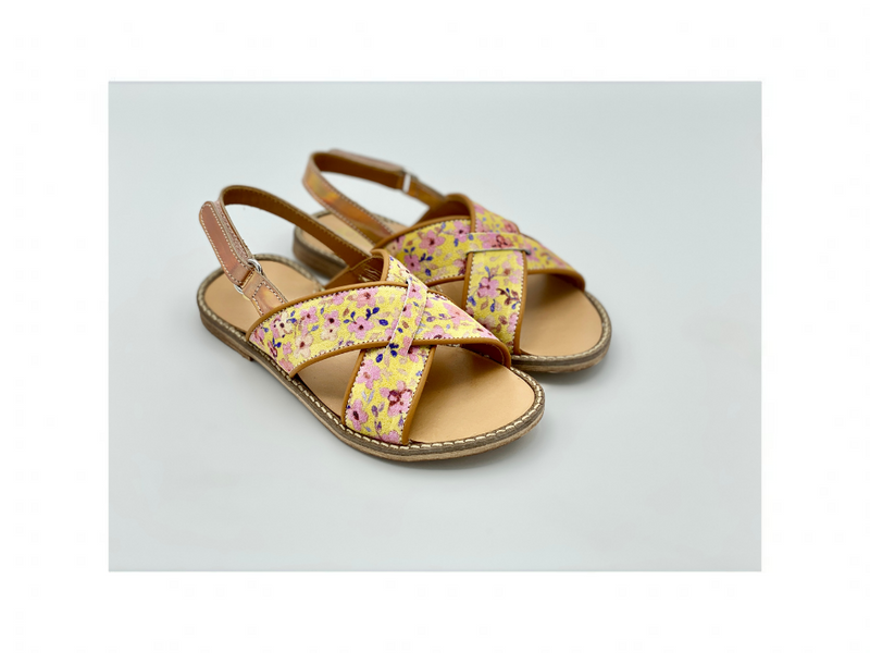 RONDINELLA - SANDAAL - CROSSOVER - VELCRO - FLOWERS