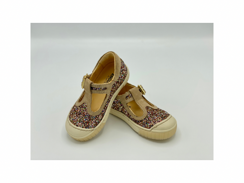 ANGULUS - MARY JANE - GESPSLUITING - GLITTER - SUEDE