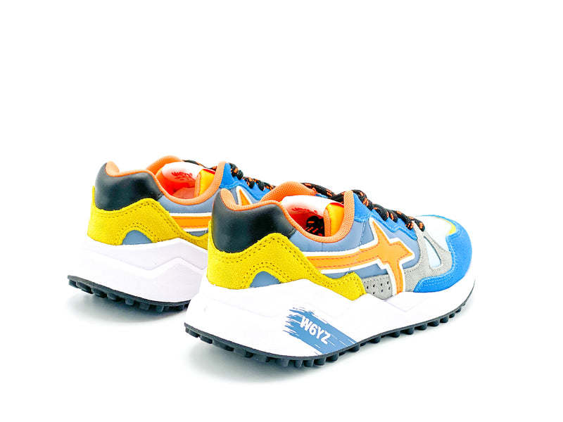 W6yz Blauwe Runner multi - color  (maat 34-40)