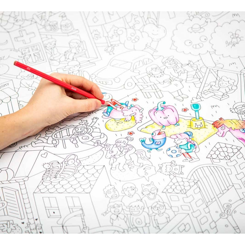 OMY - COLORING POSTER - KIDS LIFE