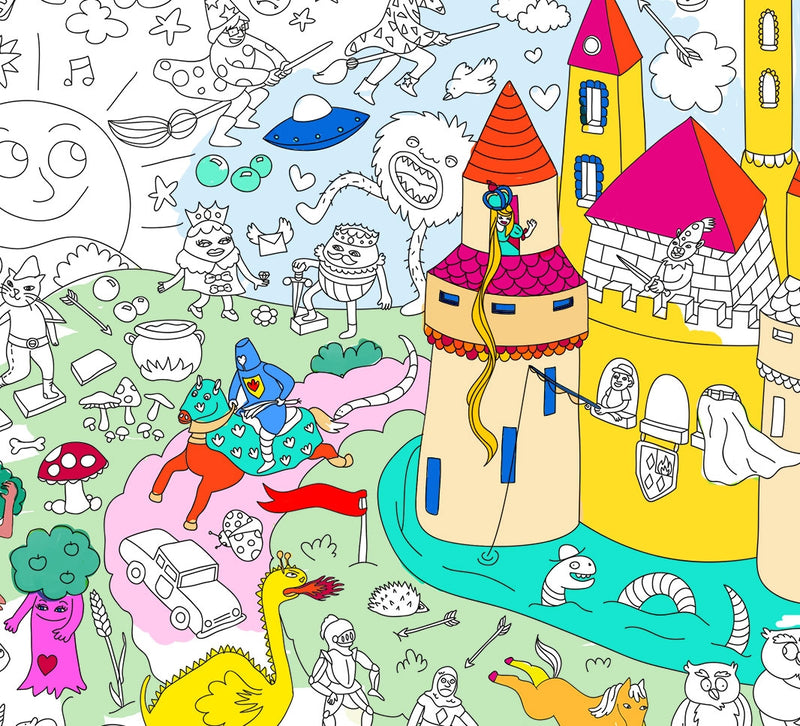 OMY - COLORING POSTER - MAGIC